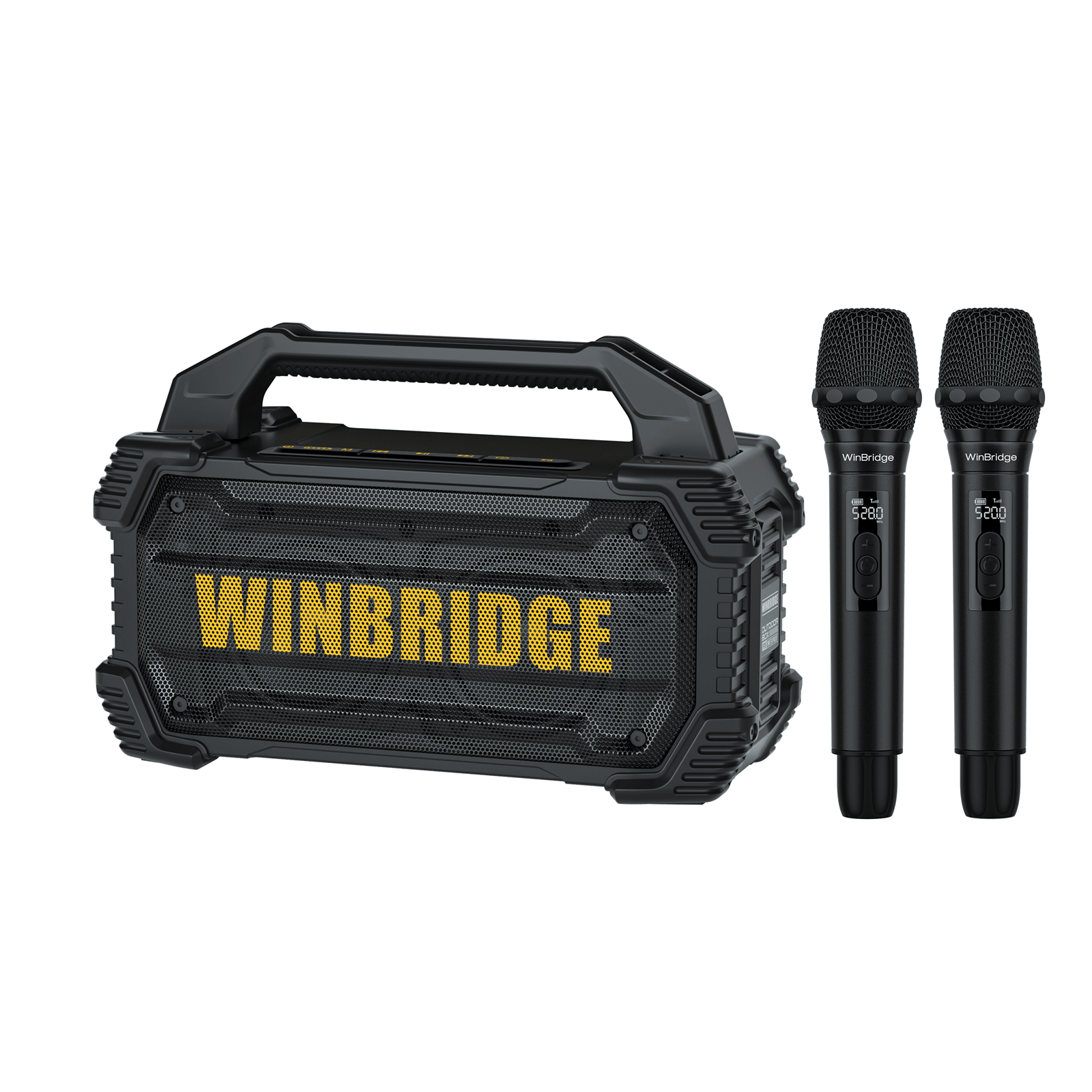 150W Waterproof Portable PA System with Dual Wireless Microphones | VoiceCamp K400 by WinBridge - WinBridge