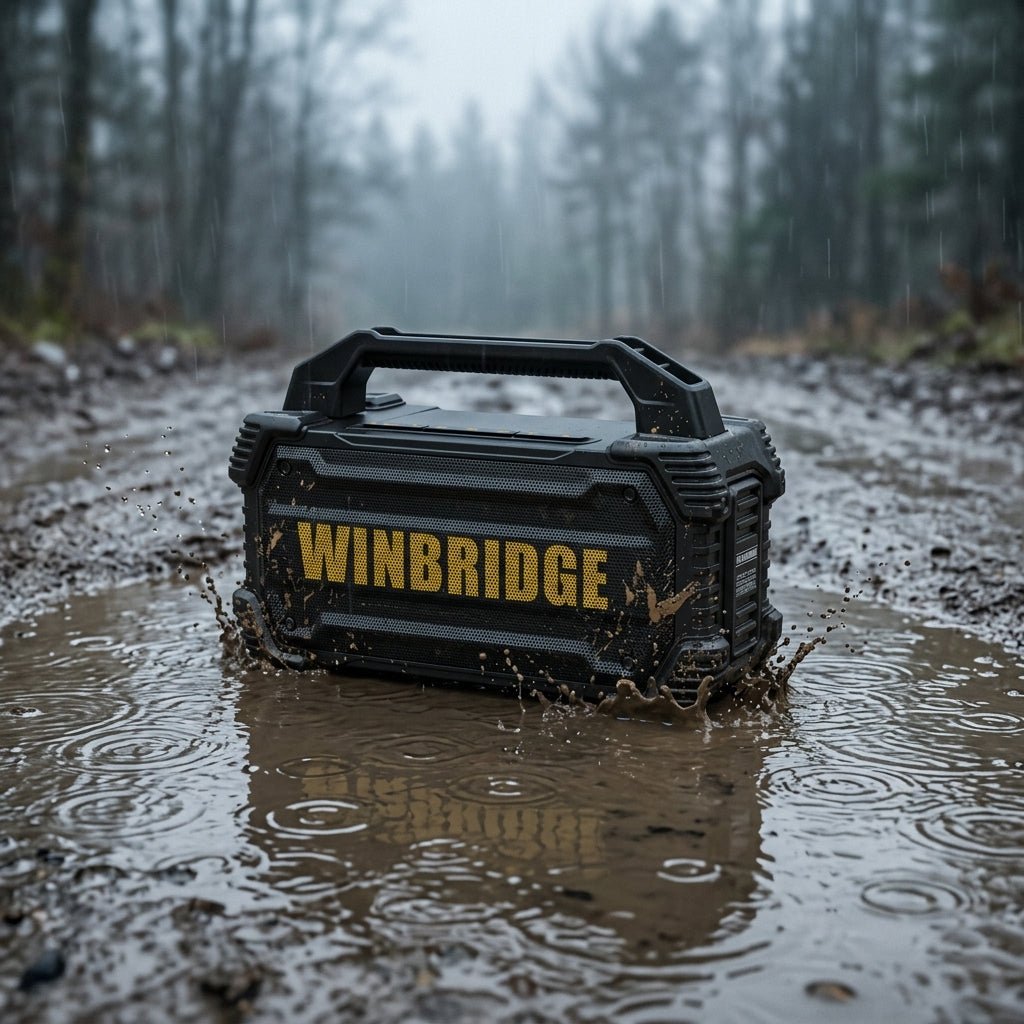 150W Waterproof Portable PA System with Dual Wireless Microphones | VoiceCamp K400 by WinBridge - WinBridge