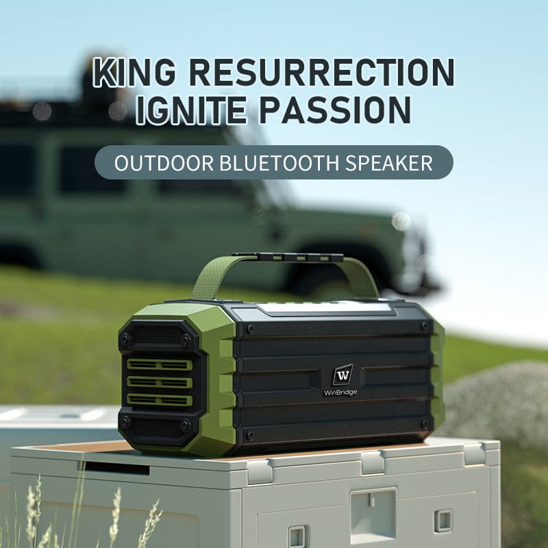 K30 Portable speaker with Wireless microphone for camping and outdoor activity - WinBridge