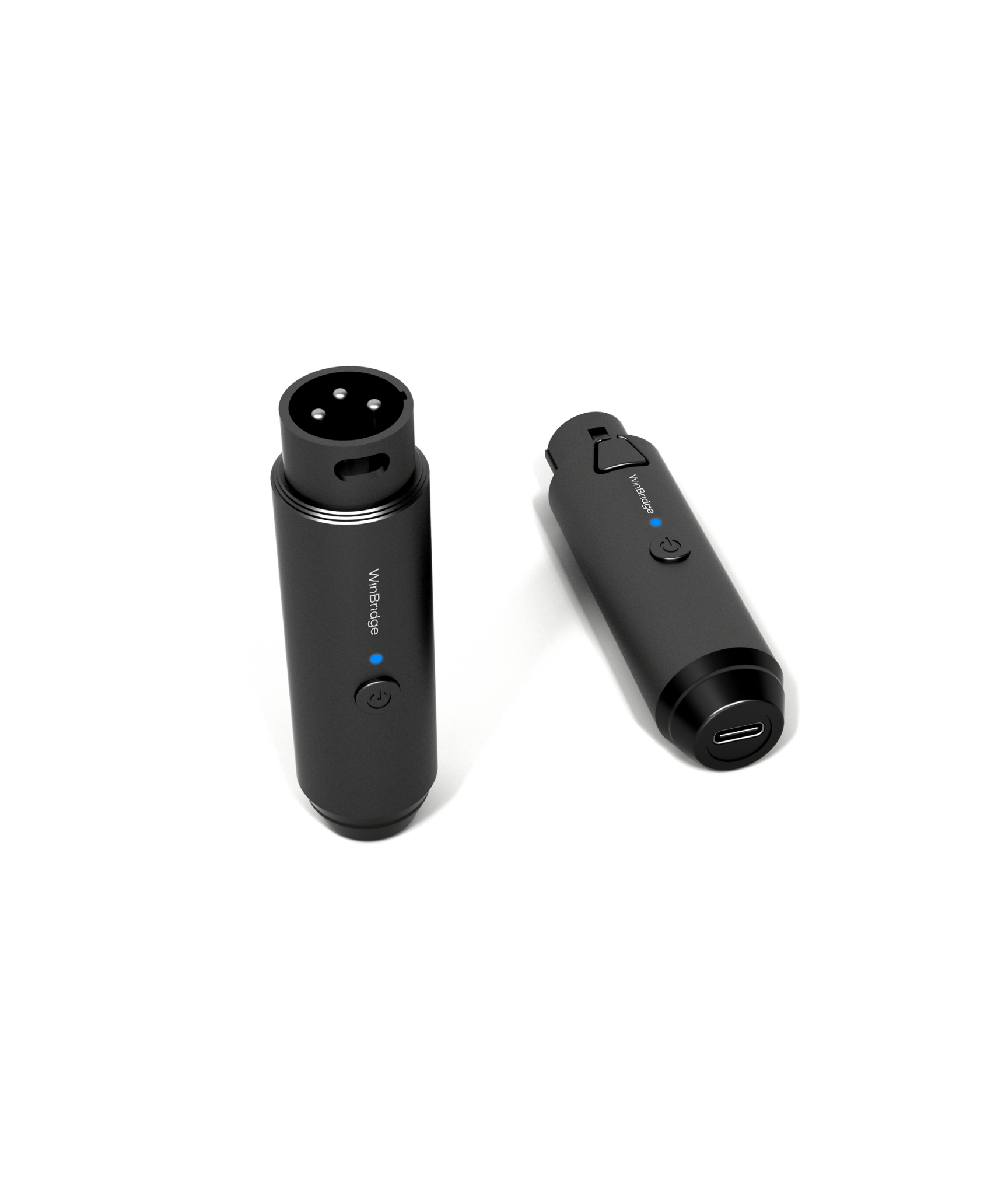 WinBridge 2.4GHz Wireless XLR Microphone Transmitter & Receiver System - 24 - bit/192kHz High - Resolution Plug - on Adapter for Dynamic Microphones, Audio Mixers, PA Systems, and Cameras H58 - WinBridge