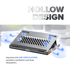 WinBridge Aluminum Alloy Laptop Stand with 6 - in 1 USB C Hub for Desk, 4K HDMI, 2 USB 3.0, 100W PD Charging, Stable & Ventilated, Adjustable Height, Fits All MacBook, Laptops up to 15.6 inches - WinBridge