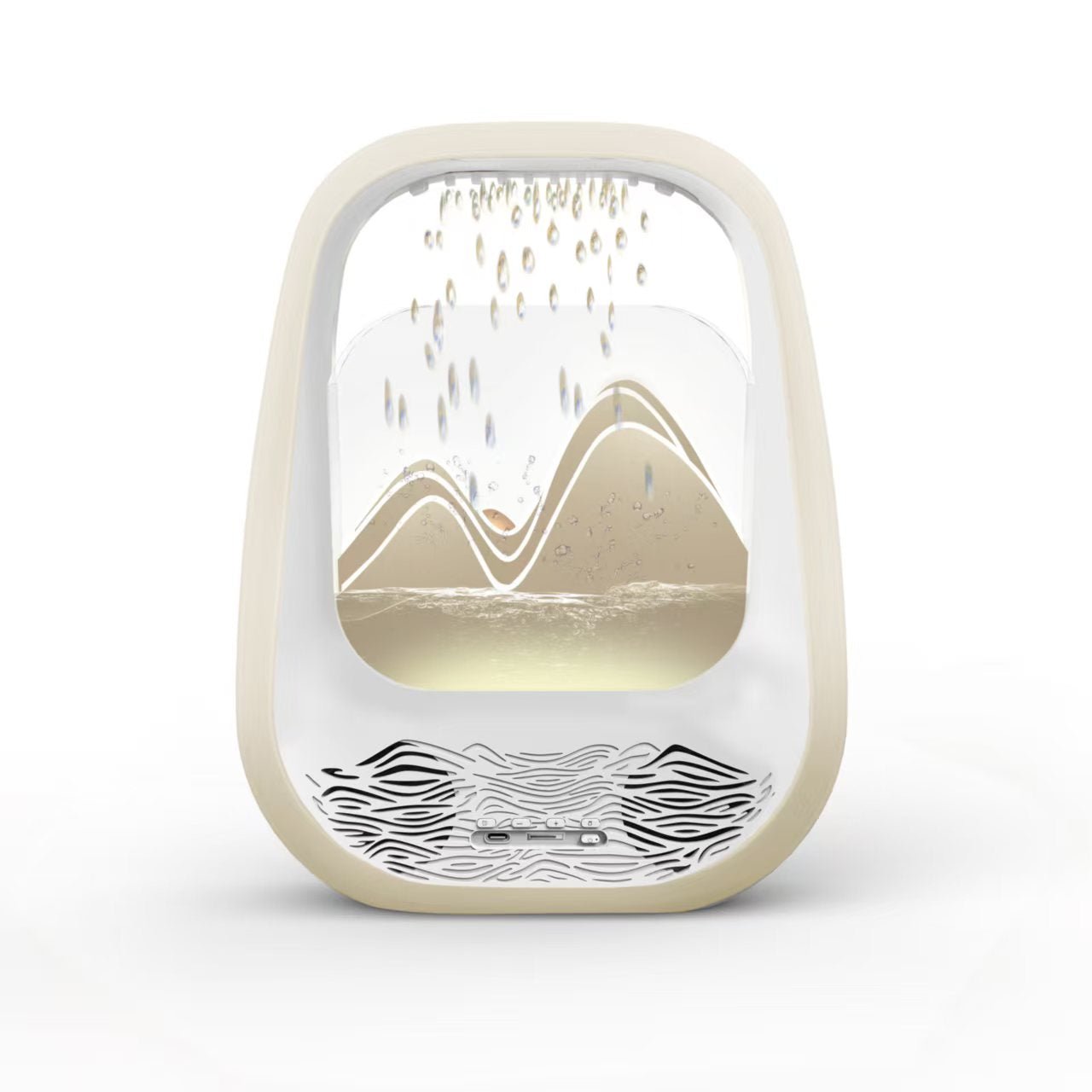 WinBridge Bluetooth Speaker with Humidifier - Wireless Speaker with Water Drip, LED Night Lights, Raindrop Sounds for Sleep & Bedroom Relaxation - WinBridge