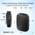WinBridge C002 Wireless Voice Amplifier with Headset Microphone,Personal Wireless Bluetooth Amplifier with Mic,Teachers Microphone Wireless,Mini Megaphone Speaker,Portable PA System for Classroom - WinBridge