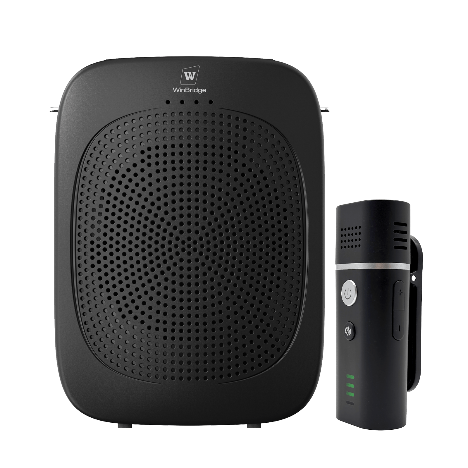 WinBridge C006 Bluetooth Voice Amplifier with Wireless Lavalier Lapel Microphone for Teachers, Portable Speaker Clip - On Microphone, Mini Megaphone PA System for Classroom/Yoga/Conference - WinBridge