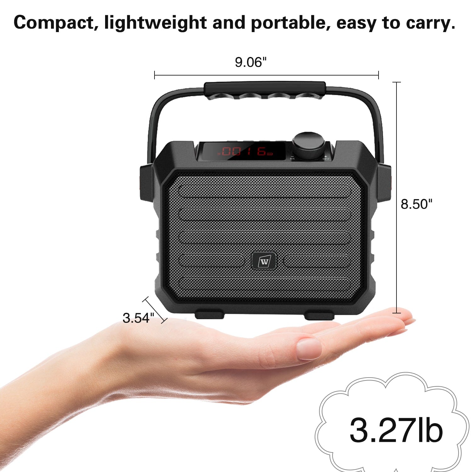 WinBridge H5 Plus Portable PA System With Wireless Headset And Lapel Lavalier Microphone Transmitter - WinBridge