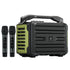 WinBridge K600 200W Portable Bluetooth Party Speaker with 2 Wireless Microphones - IPX4 Waterproof, Karaoke Machine, PA System for Outdoor/Indoor, Big Bass Pro Sound, Voice Amplifier for Teachers - WinBridge