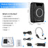 WinBridge M801 20W Voice Amplifier With Wireless Microphone Headset Waterproof with Siren Noise Feature - WinBridge