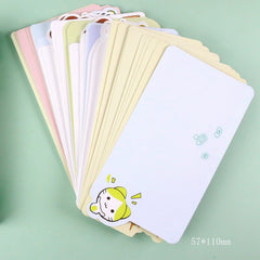 50pcs Color Paper Card