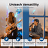 WinBridge S100 Wireless Voice Amplifier with Handheld Microphone 70W Multifunctional Portable Bluetooth Pa System for Teachers, Karaoke Speaker and Mic System Supports Guitar, Monitoring and Live - WinBridge