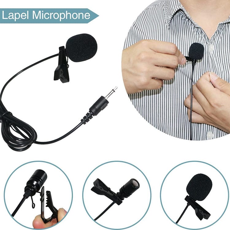 WinBridge S6 Portable Collar Clip Microphone 3.5mm - WinBridge