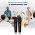 WinBridge S90 Voice Amplifier with 2 Wireless Handheld Microphones, 30W Portable PA System Speaker, HD Clear Sound & Powerful Bass, Bluetooth Mic & Karaoke Machine for Teachers, Tour Guide, Singing - WinBridge