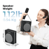 WinBridge S91 Voice Amplifier & Karaoke Machine, 30W Portable PA System with 2 Wireless Microphones, HD Clear Sound Bluetooth Speaker for Teachers, Tour Guide, Singing, Home Party,Big Sound Small Body - WinBridge