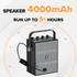 WinBridge S97 60W Powerful Wireless Voice Amplifier with Handheld and Headset Microphones for Teachers,Portable PA System with Sound Effects, Karaoke Speaker and Mic System Support Guitar Play - WinBridge