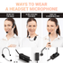 WinBridge S97 60W Powerful Wireless Voice Amplifier with Handheld and Headset Microphones for Teachers,Portable PA System with Sound Effects, Karaoke Speaker and Mic System Support Guitar Play - WinBridge