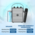 WinBridge S98 Pro Wireless Voice Amplifier with Handheld Microphone, Portable Speaker and Microphones for Teachers & Events, Wireless Karaoke Mic for Singing, PA System with Echo & Sound Effects - WinBridge