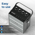WinBridge S99 100W Powerful Wireless Voice Amplifier with Two Handheld Microphones for Teachers,Portable PA System with Sound Effects, Karaoke Speaker and Mic System Support Guitar Play - WinBridge