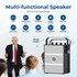 WinBridge S99 100W Powerful Wireless Voice Amplifier with Two Handheld Microphones for Teachers,Portable PA System with Sound Effects, Karaoke Speaker and Mic System Support Guitar Play - WinBridge