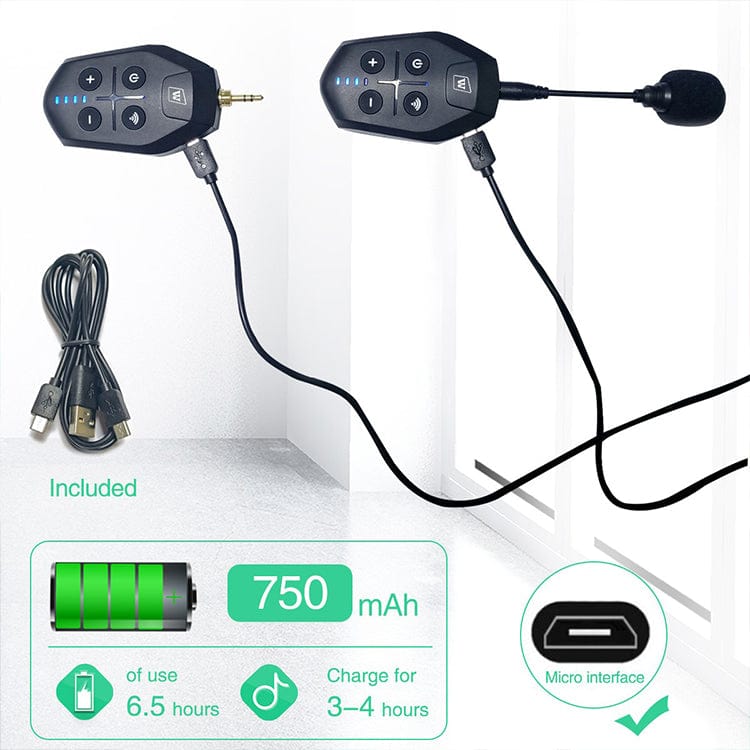 WinBridge U7 UHF Wireless Lavalier Microphone with Lapel Microphone, Headset Mic and Stand Mic - WinBridge