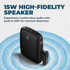 WinBridge WB005 Wireles Voice Amplifier with Bluetooth Lavalier Lapel Microphone for Teachers,15W Portable Speaker and Wireless Clip On Microphone System, Mini Megaphone Speaker Mic Set 2600mAh - WinBridge