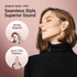 WinBridge Wireless Earbuds, Jewelry - Style Clip on Open Ear Headphones, Bluetooth 6.0, Earring Headphone for Women,Gift, Rose Gold - WinBridge