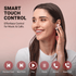 WinBridge Wireless Earbuds, Jewelry - Style Semi - Open Ear Headphones, Bluetooth 6.0, Elegant In - Ear Buds for Women, Gift, Rose Gold - WinBridge